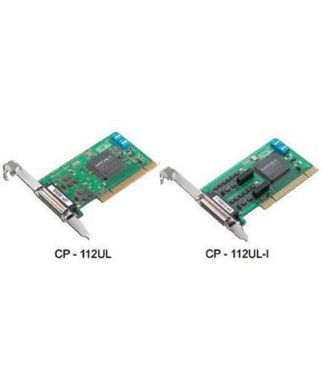 CP-112UL/CP-112UL-I Series:  2-port RS-232/422/485 Universal PCI serial boards with optional 2 kV isolation